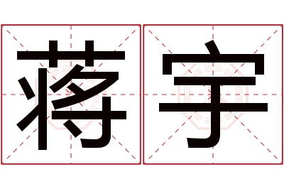蒋宇